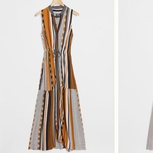 NWT Anthropologie maxi Dress- 10